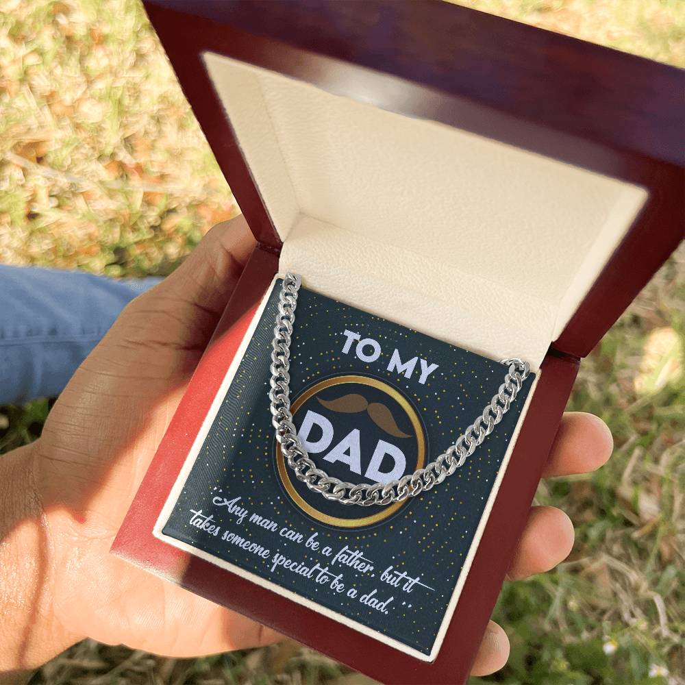 Cuban Chain Link  Necklace, Gift for Dad, Gift for Father, Birthday, Father's Day Gift