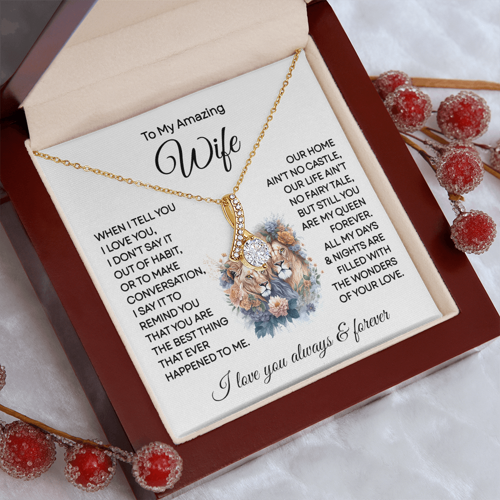 Elegant Alluring  Beauty Necklace – Gift for Wife, Gift For Soulmate