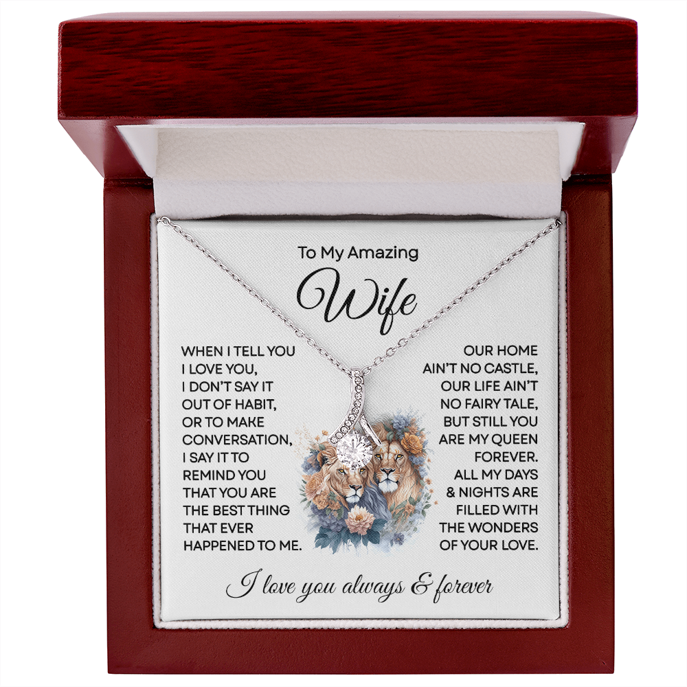 Elegant Alluring  Beauty Necklace – Gift for Wife, Gift For Soulmate