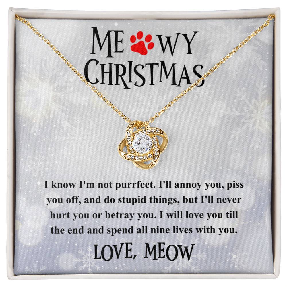 Meowy Christmas-  Gift For Cat Lover's Mom