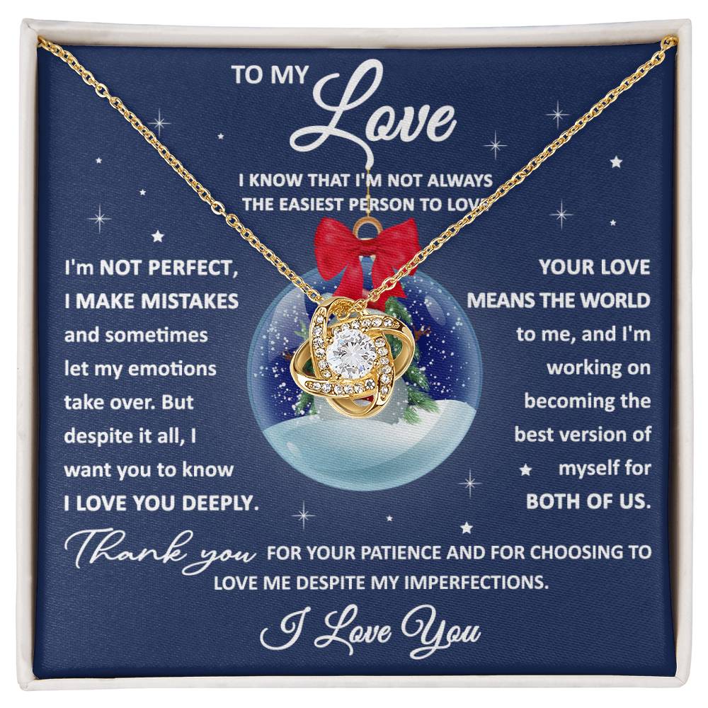 I Love You Deeply- Gift for wife- Gift For Soulmate- Pendant Necklace