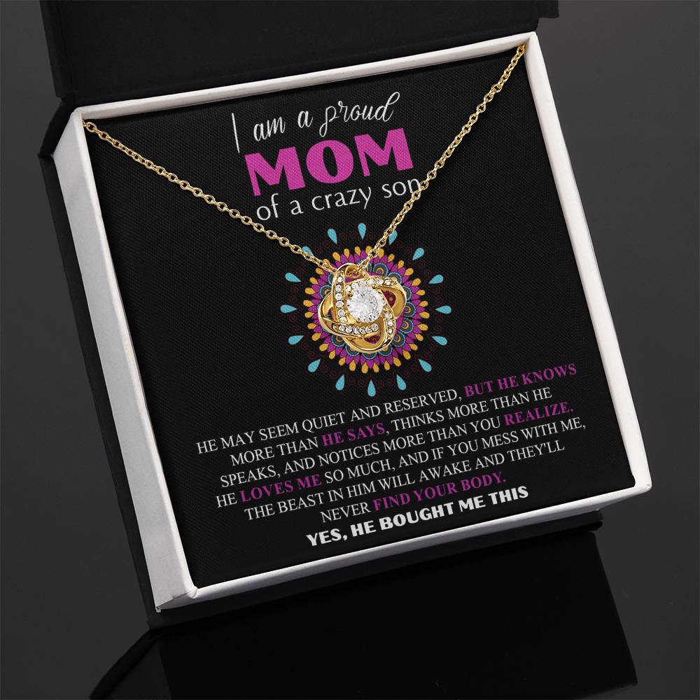 I Am A Proud Mom, Gift  To Mother from SOn, Gift For Mama