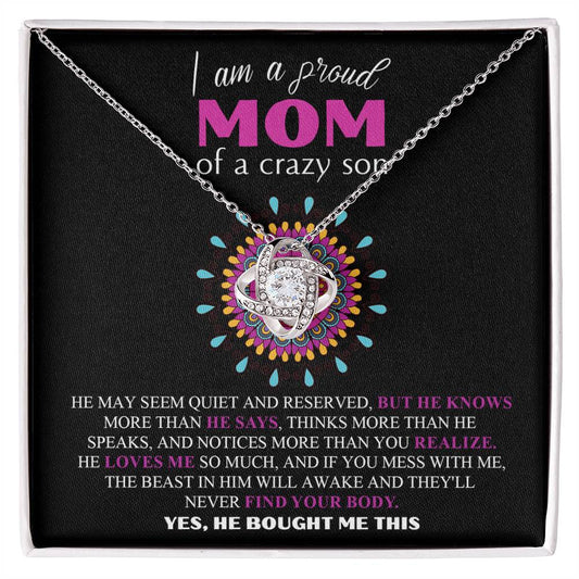 I Am A Proud Mom, Gift  To Mother from SOn, Gift For Mama