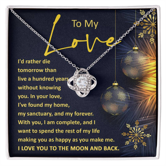 I Love You To The Moon And Back -Gift for Soulmate, Gift For Wife