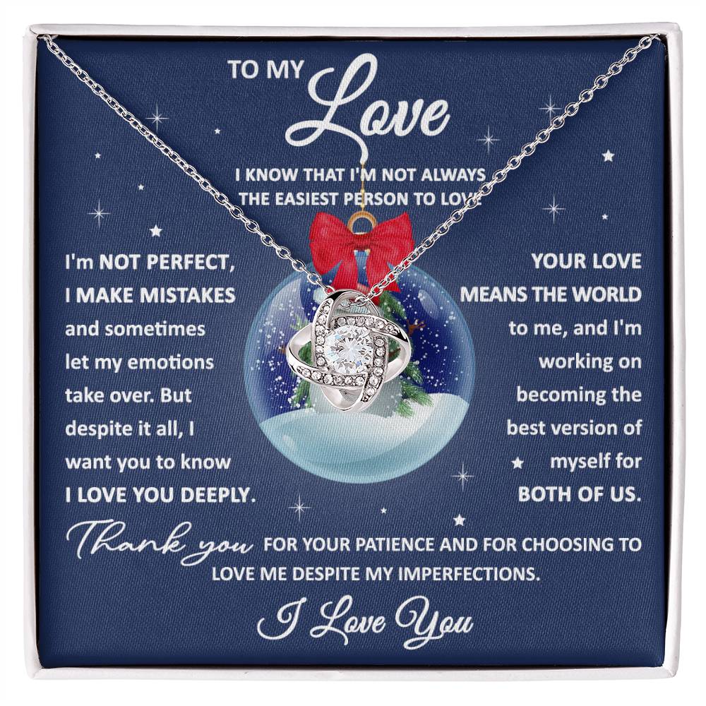 I Love You Deeply- Gift for wife- Gift For Soulmate- Pendant Necklace