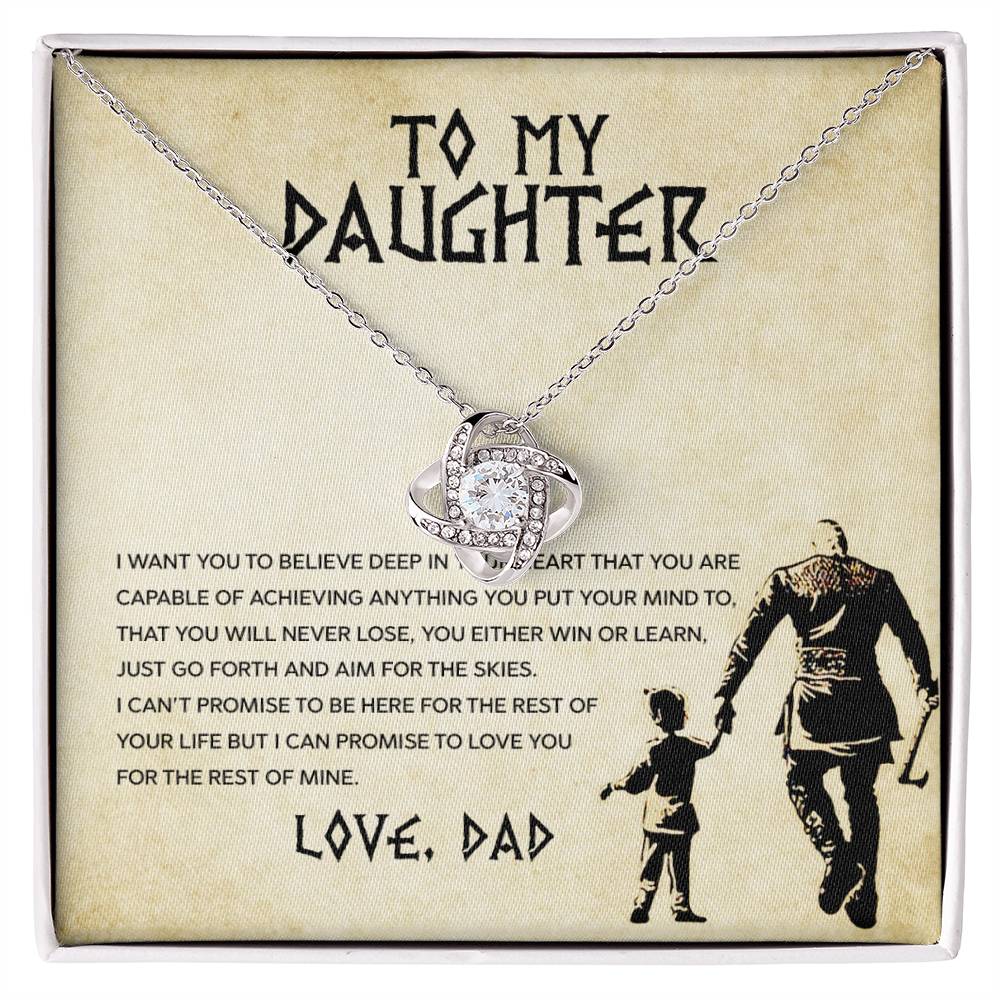 To My Daughter, You Will Never Lose