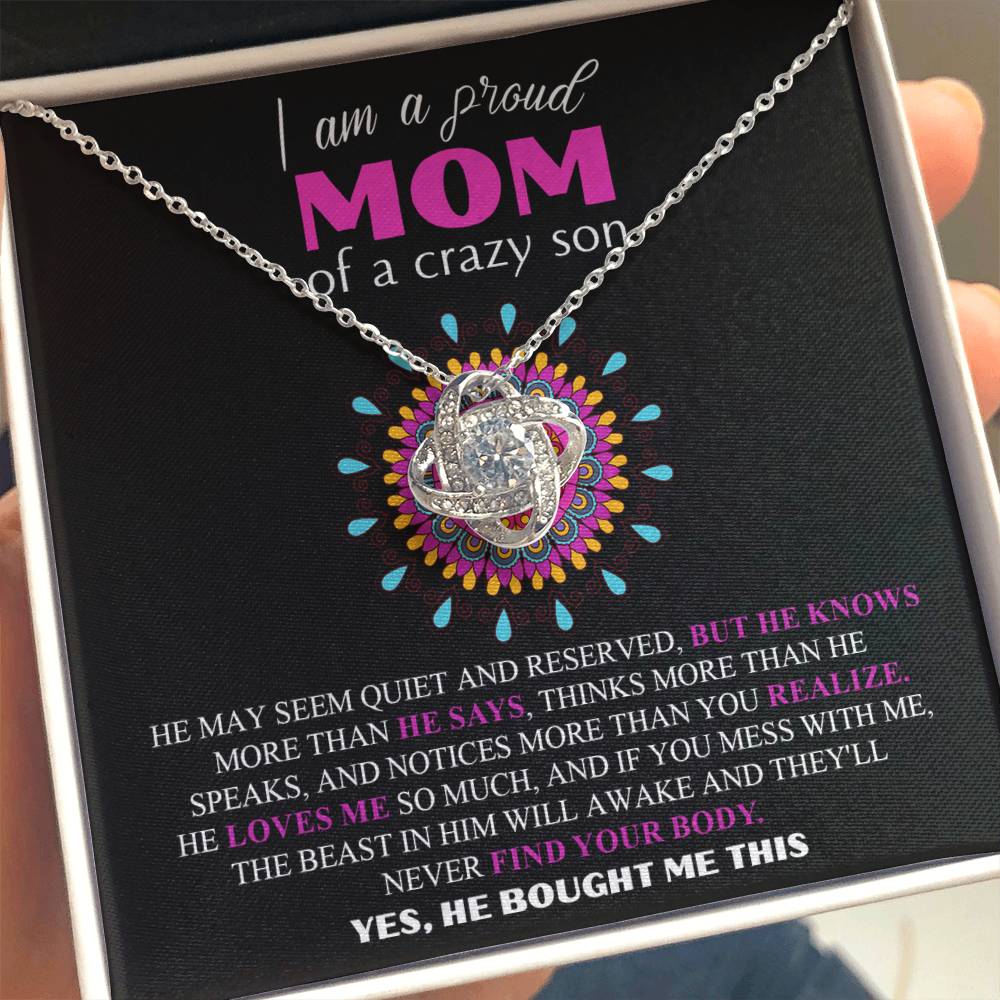 I Am A Proud Mom, Gift  To Mother from SOn, Gift For Mama