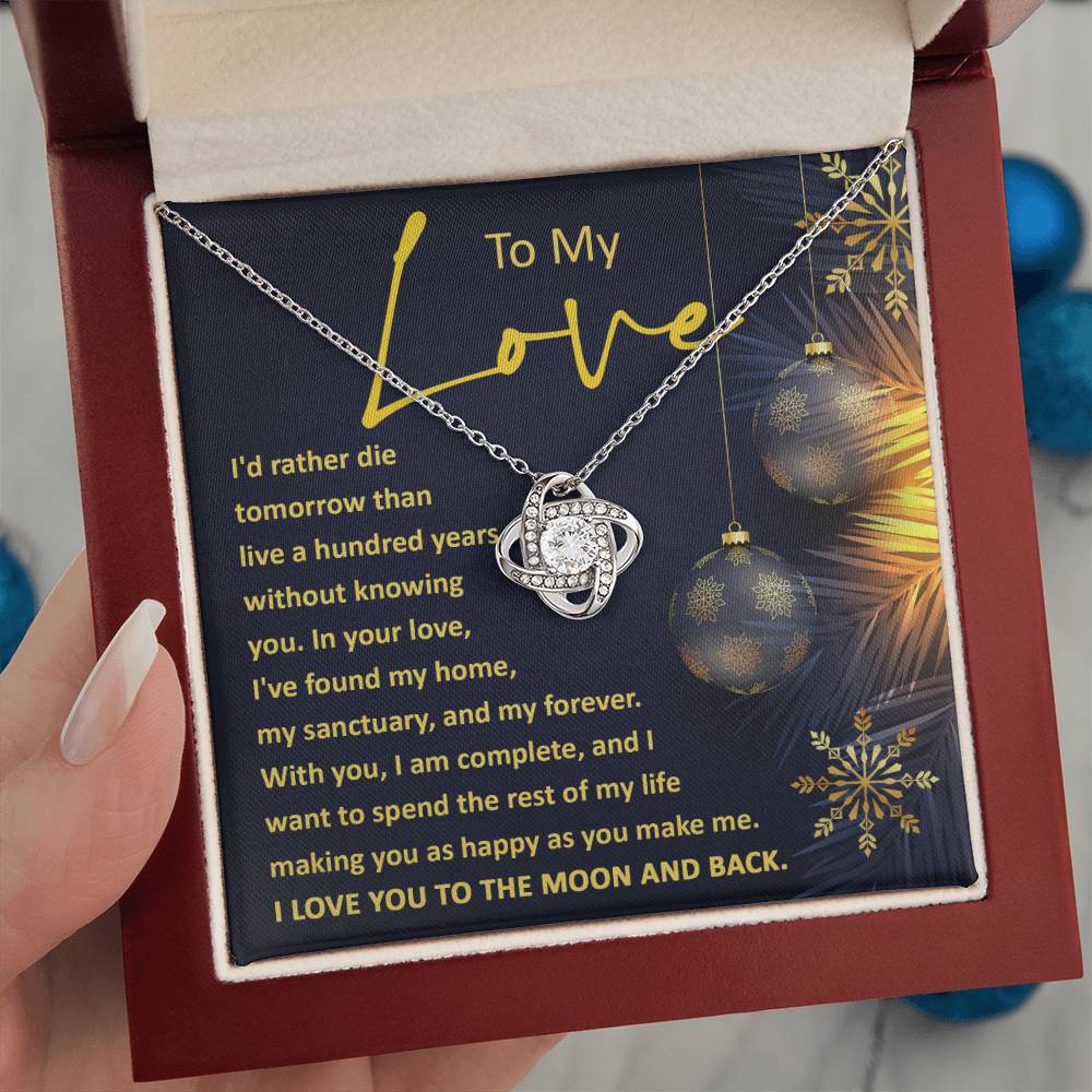 I Love You To The Moon And Back -Gift for Soulmate, Gift For Wife