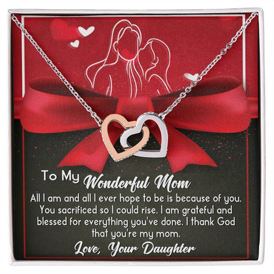 To My Wonderful Mom, Gift For Mother, Gift For Mom, Birthday Gift