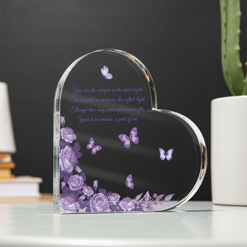 In Loving Memory: A Timeless Tribute Plaque – For Loved Ones We Hold Dear. Gift For Mom