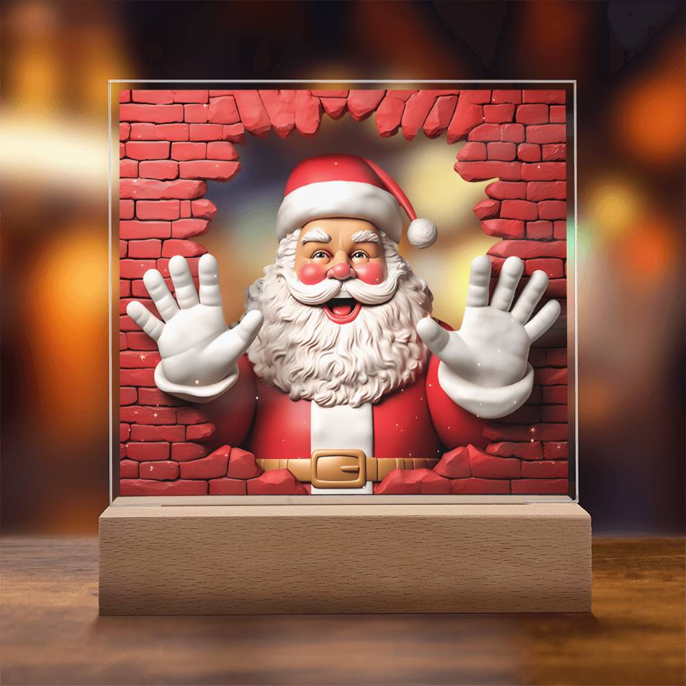 Santa Claus - Acrylic Square Plaque