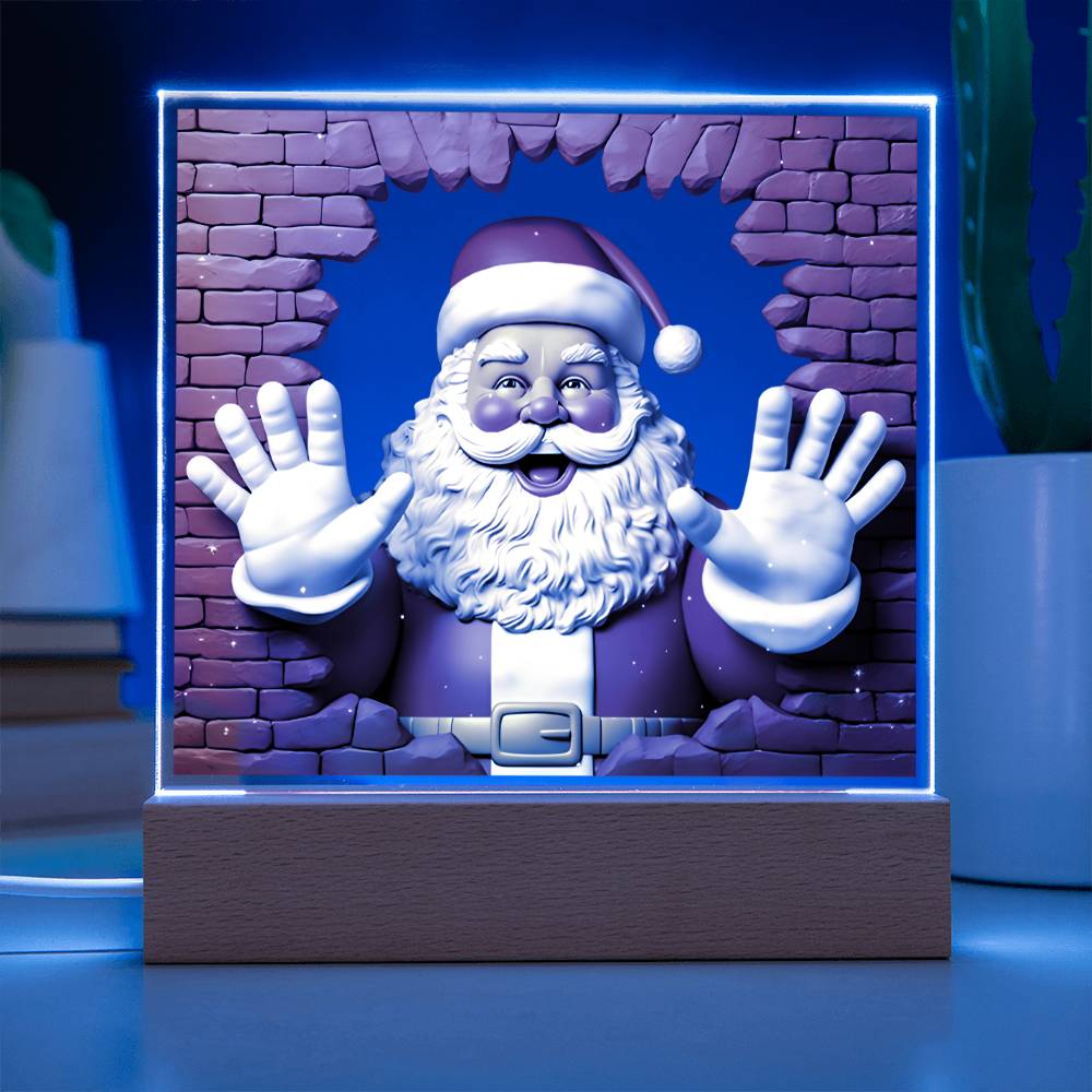 Santa Claus - Acrylic Square Plaque