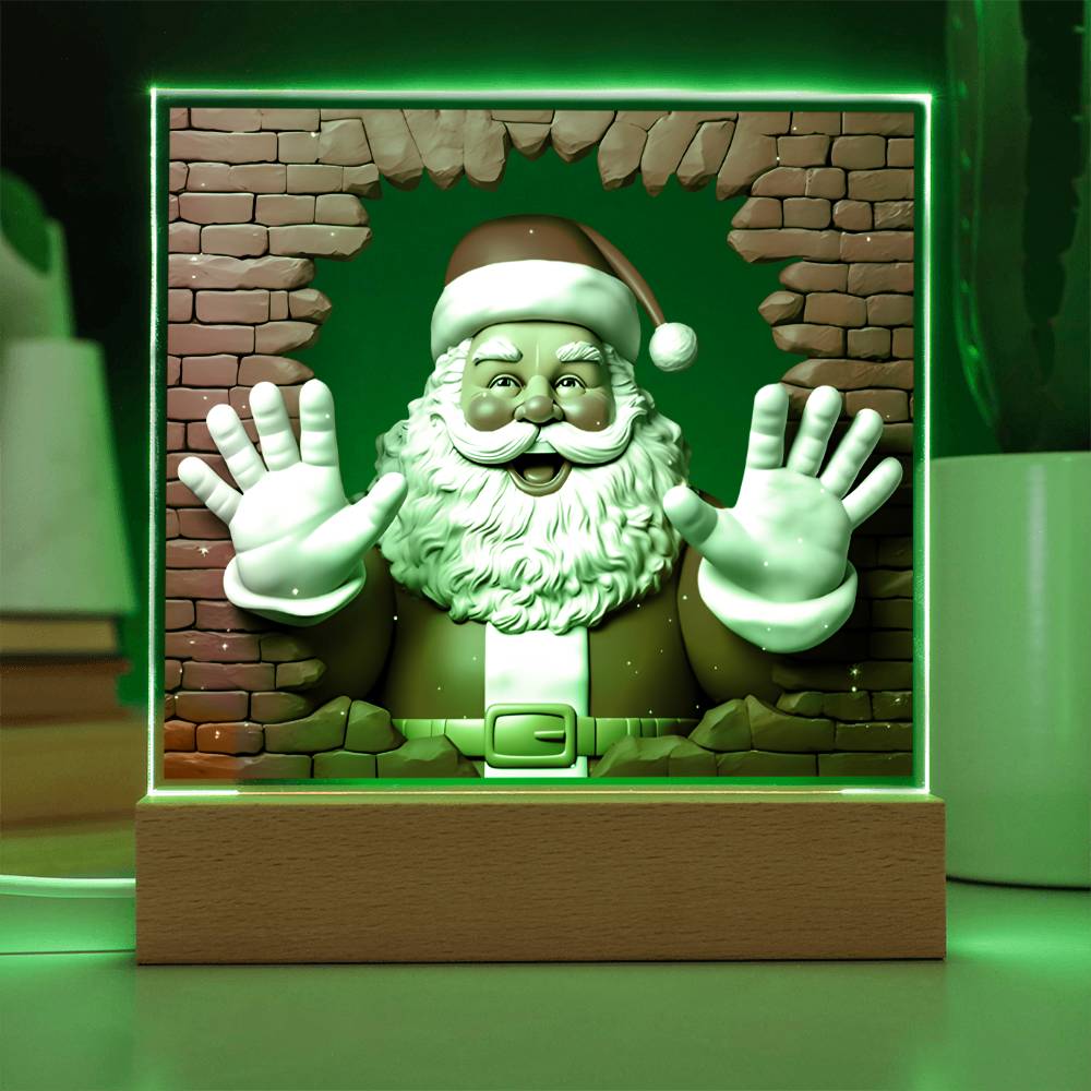 Santa Claus - Acrylic Square Plaque