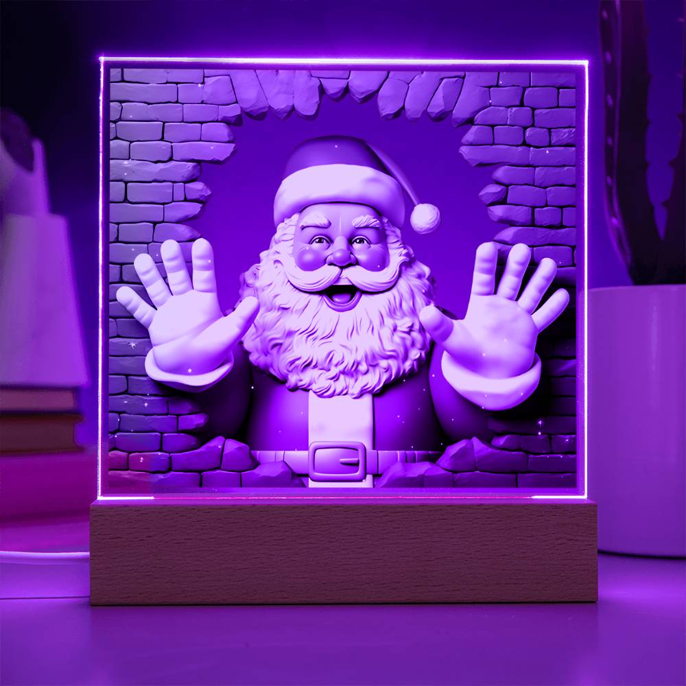 Santa Claus - Acrylic Square Plaque