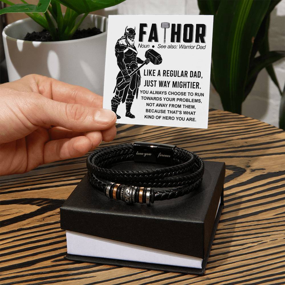 Leather Bracelet Gift for Father, Gift For Dad, Gift for Father, Father's Day Gift