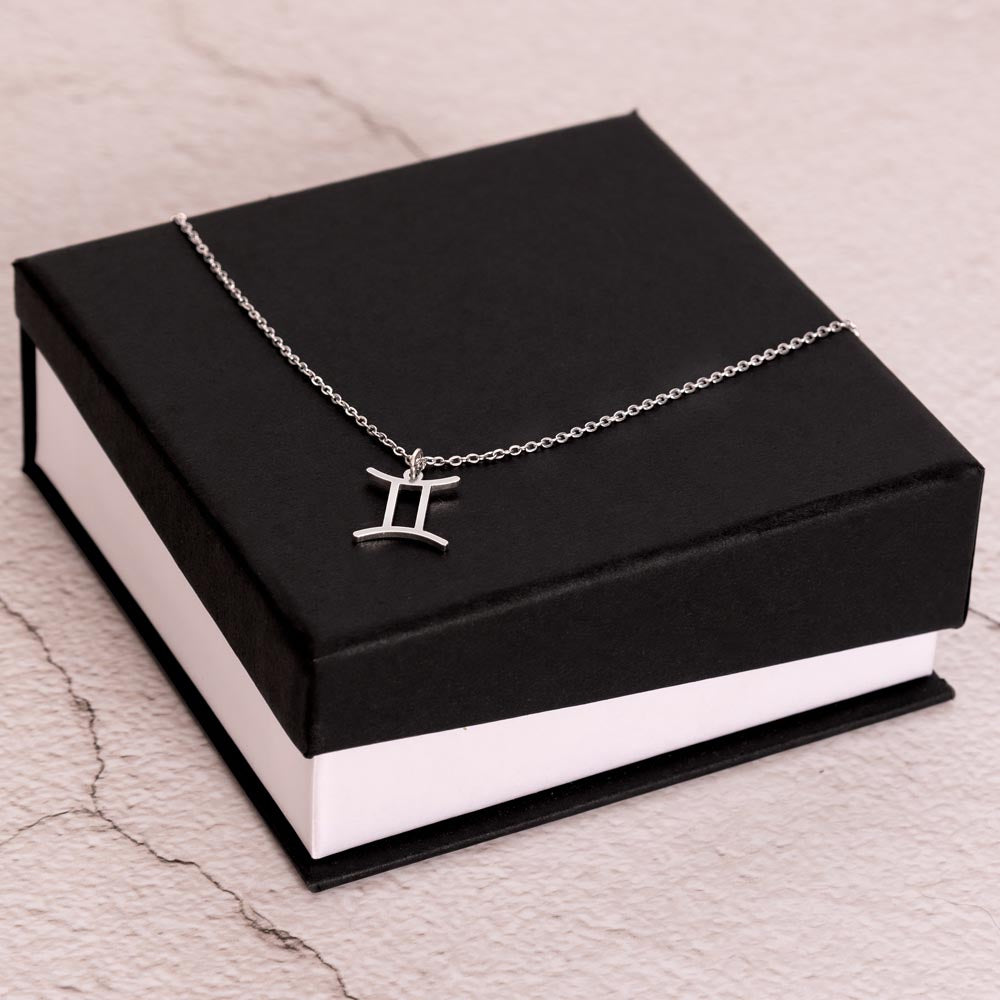 Gemini - Zodiac  Symbol Neckalce