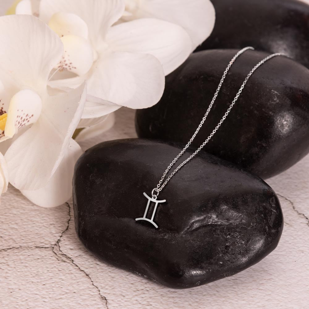 Gemini - Zodiac  Symbol Neckalce