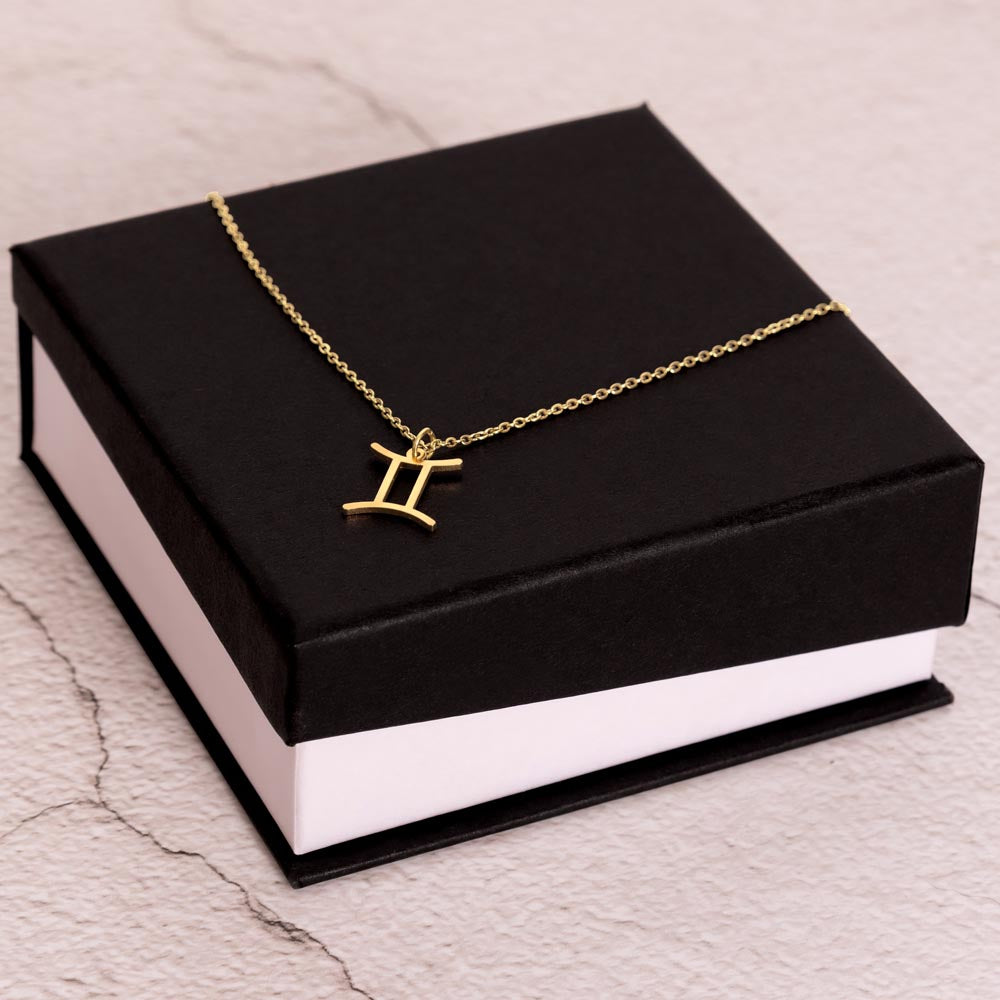 Gemini - Zodiac  Symbol Neckalce