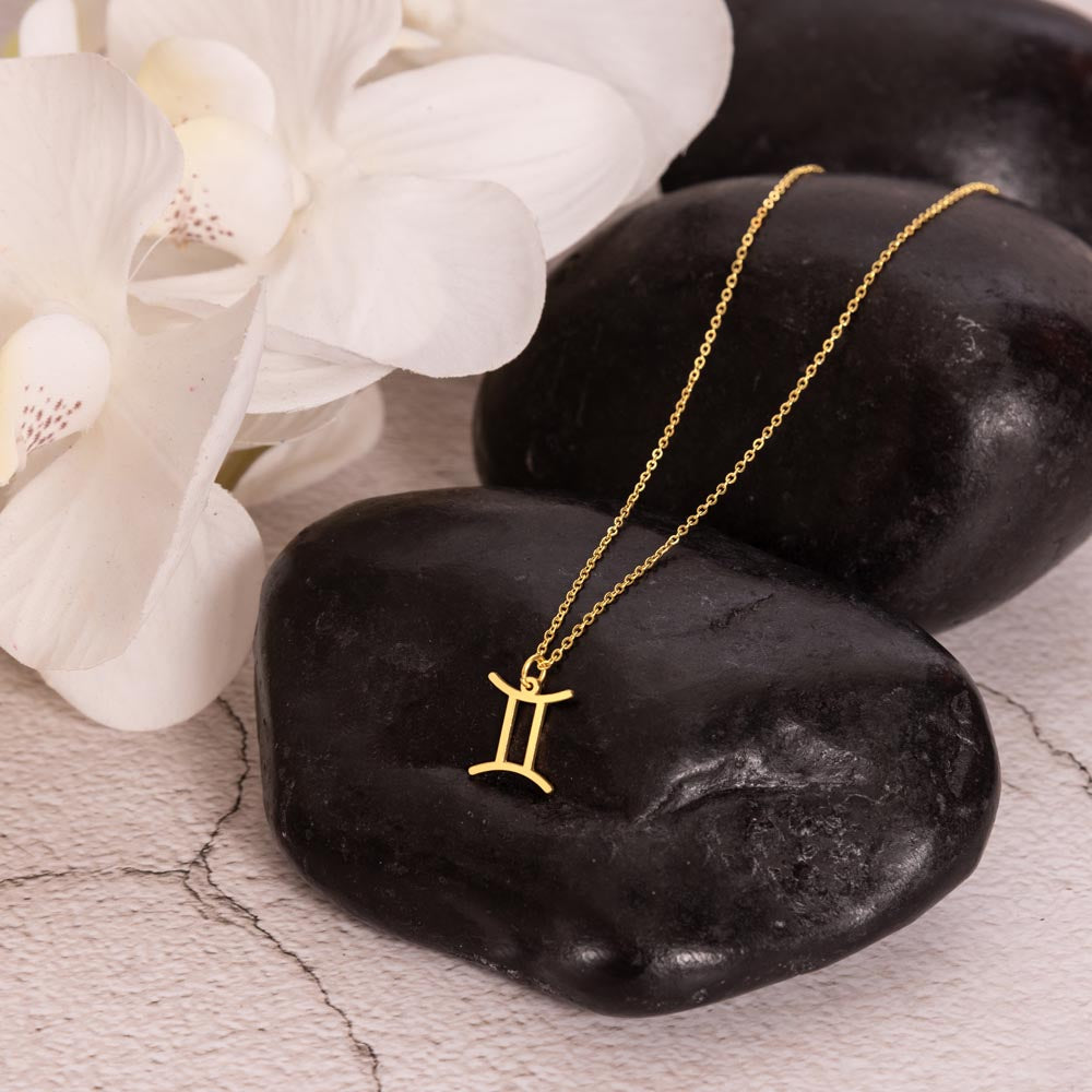 Gemini - Zodiac  Symbol Neckalce