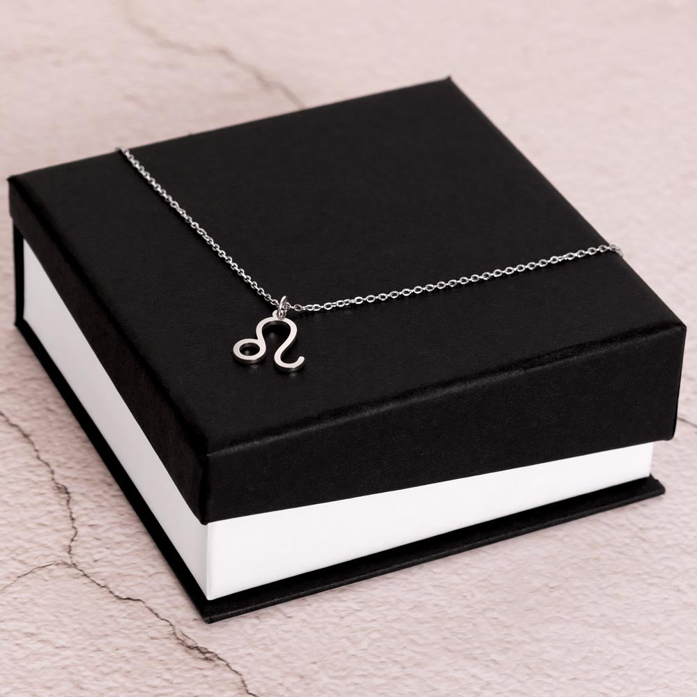 Leo-Zodiac Symbol Necklace