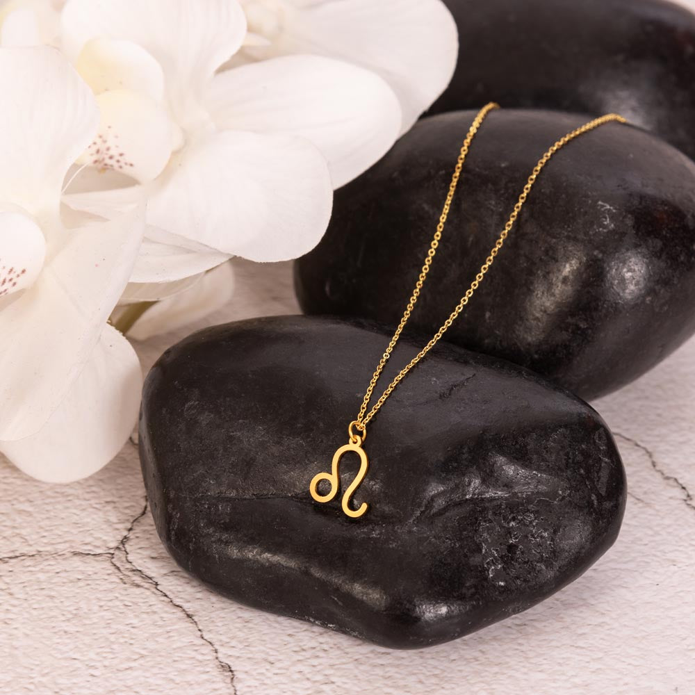 Leo-Zodiac Symbol Necklace