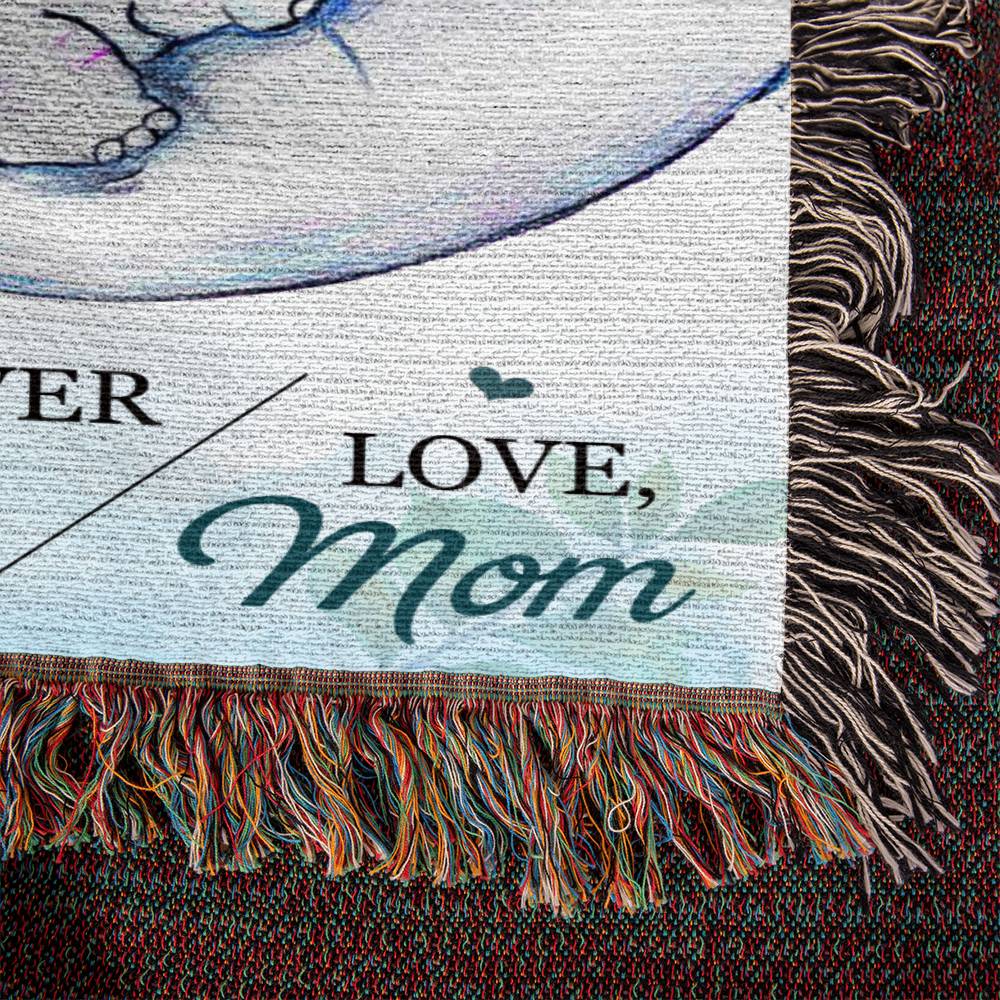 A Timeless Tapestry of Love: Heirloom Woven Blanket - Gift For Daughter