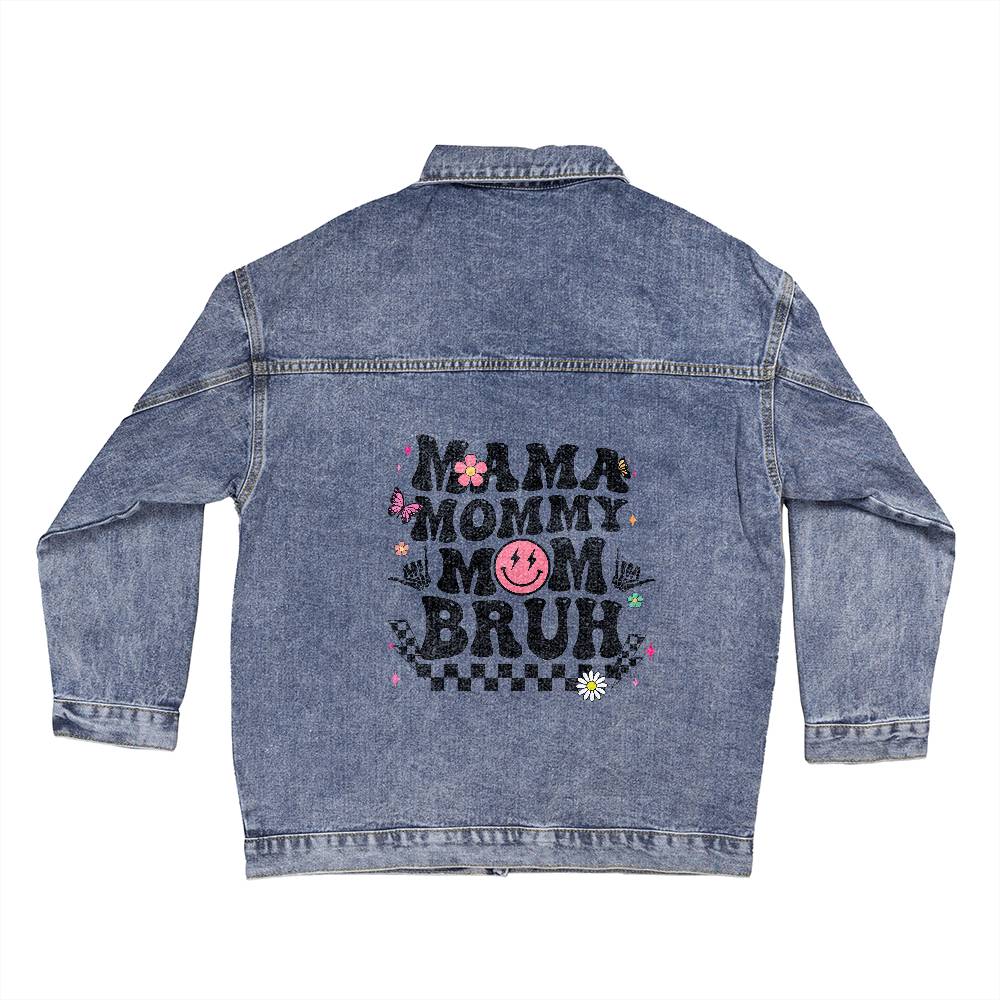 Oversized Denim Jacket, Perfect Birthday Surprise, Perfect gift  for mom