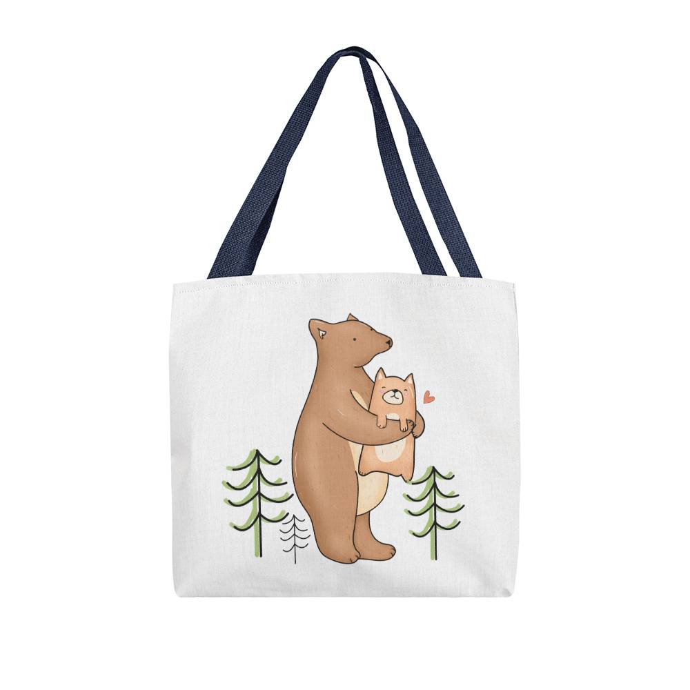 Mama Bear's Embrace: Classic Tote Bag - A Heartfelt Birthday Gift for Mom, Gift for Mom