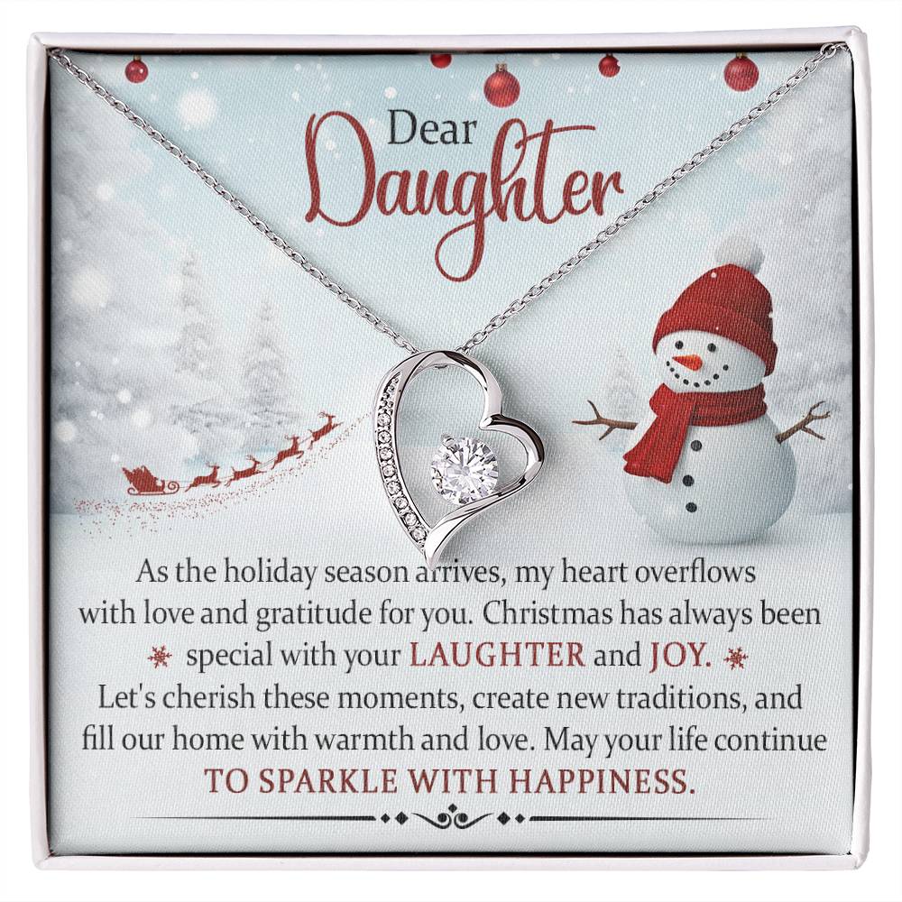 May Your Life  Sparkle  With Happiness-  Gift for Daughter- Pendant Necklace