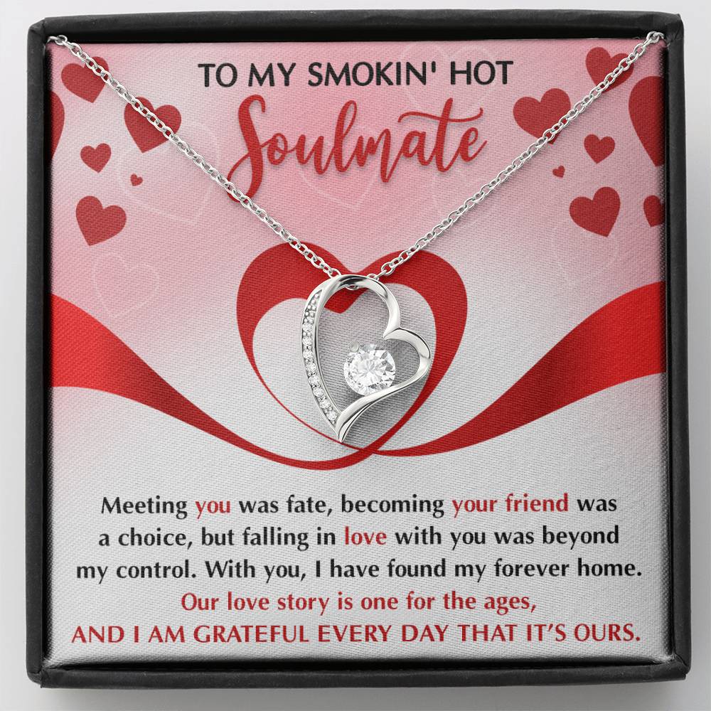 I Am Grateful-  Forever Love Necklace- Gift For Soulmate