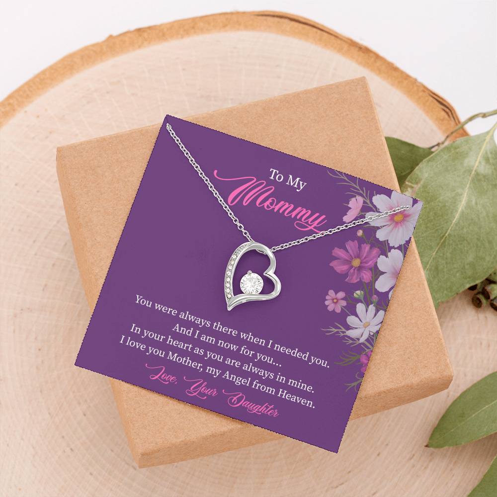 I Love You, Mother. My Angel From Heaven- Perfect Gift For Mother. Necklace Gift For Mother.