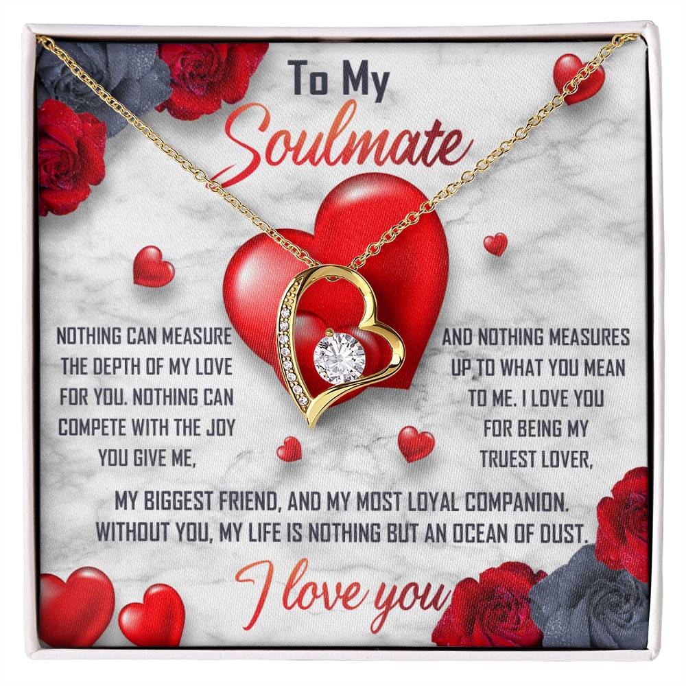 I Love You- Forever Love Necklace- Gift For Soulmate