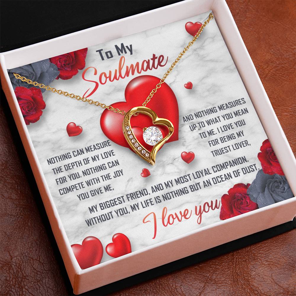 I Love You- Forever Love Necklace- Gift For Soulmate