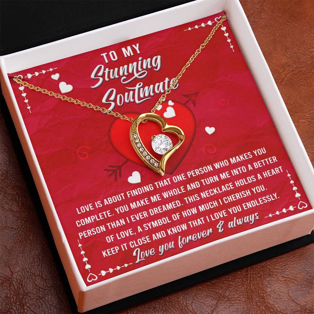 Love You Forever- Forever Love Necklace - Gift For Soulmate- Gift For Wife