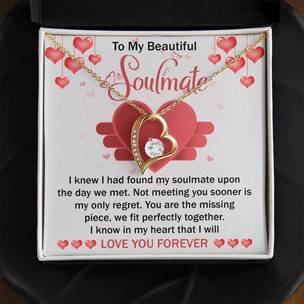 Missing Piece- Forever Love Necklace- Gift For Soulmate