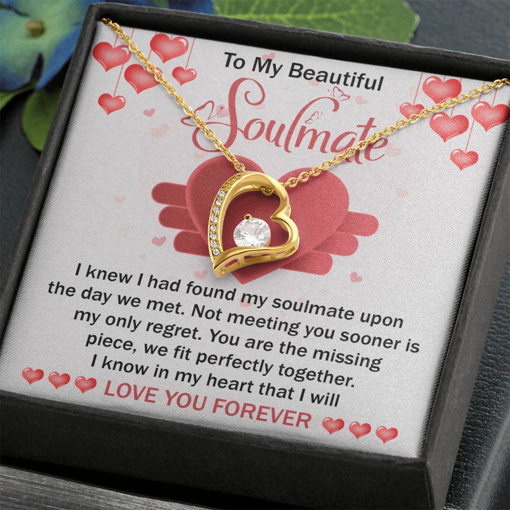 Missing Piece- Forever Love Necklace- Gift For Soulmate