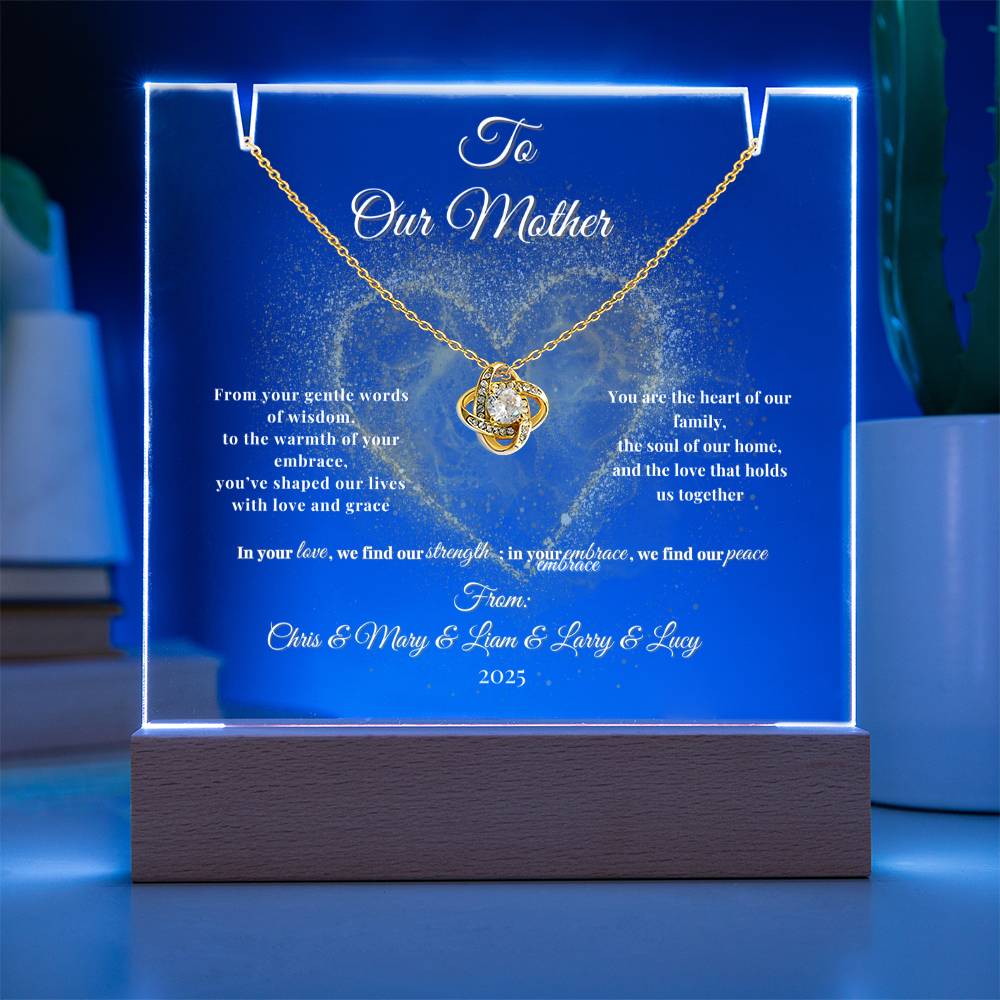 "Forever Glowing: The Light of a Mother's Love- Gift For Mother, Gift For mama, Gift for Mom