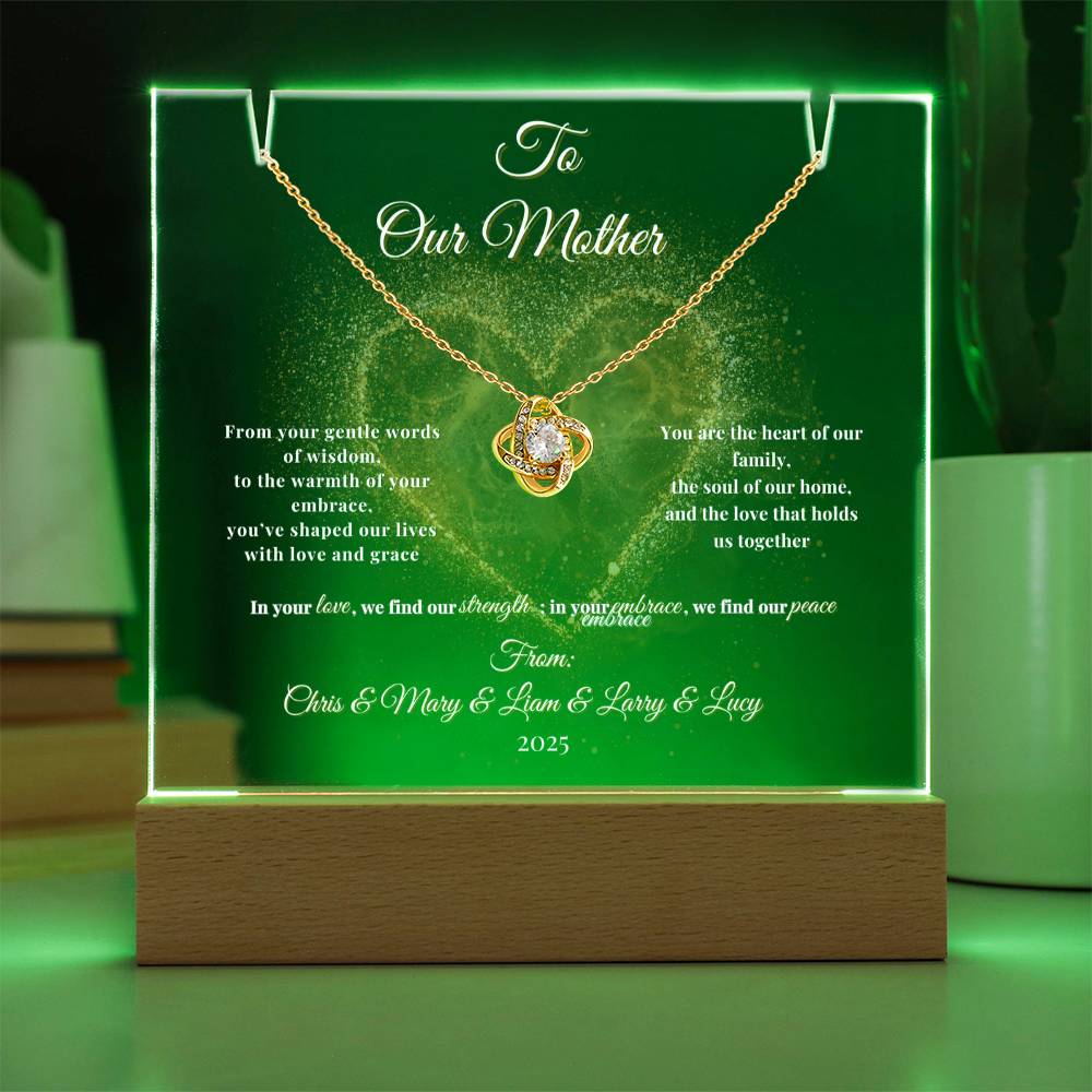 "Forever Glowing: The Light of a Mother's Love- Gift For Mother, Gift For mama, Gift for Mom