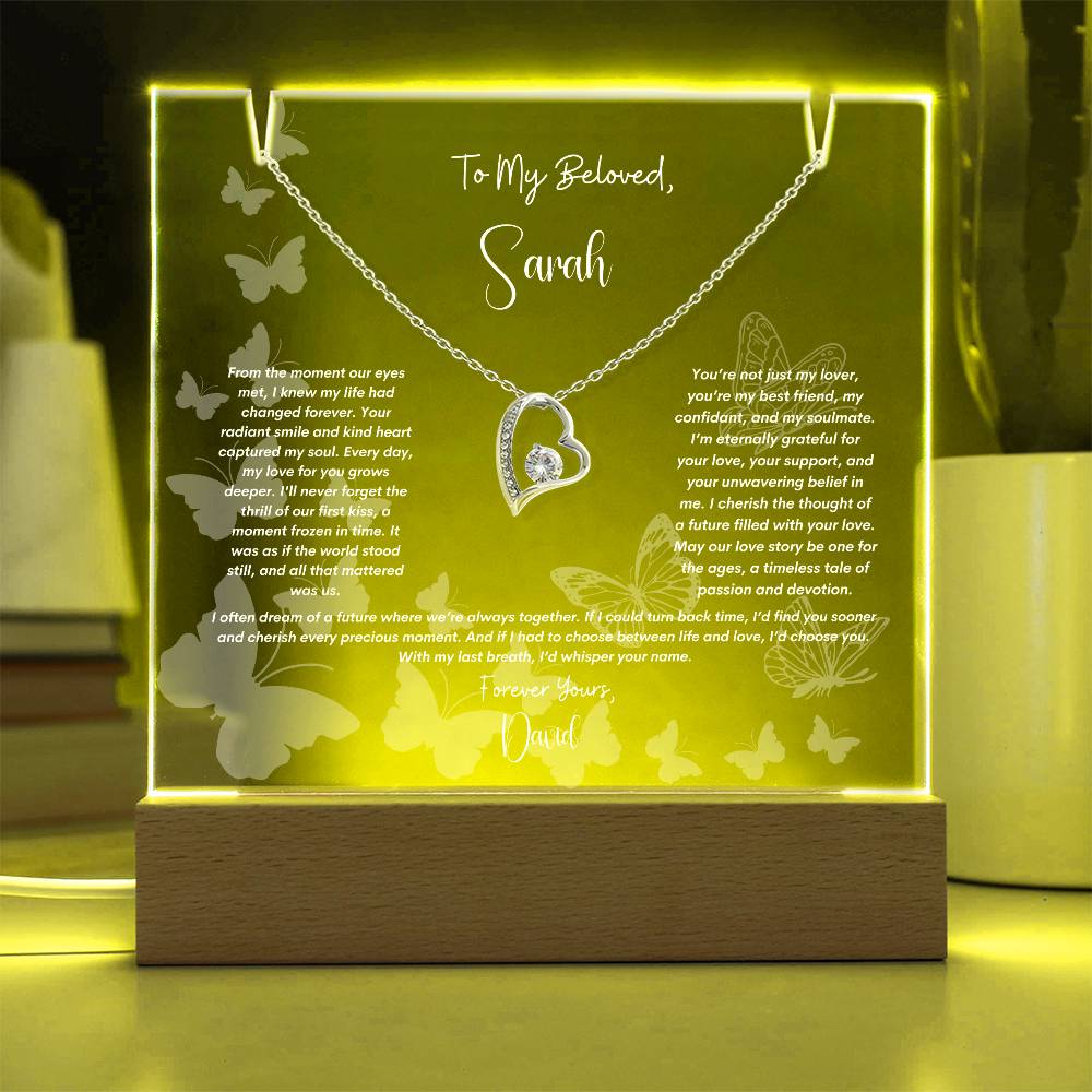 Personalized Keepsake Acrylic Bundle Gift For Wife, Soulmate, Birthday Gift,Anniversary, Christmas Gift