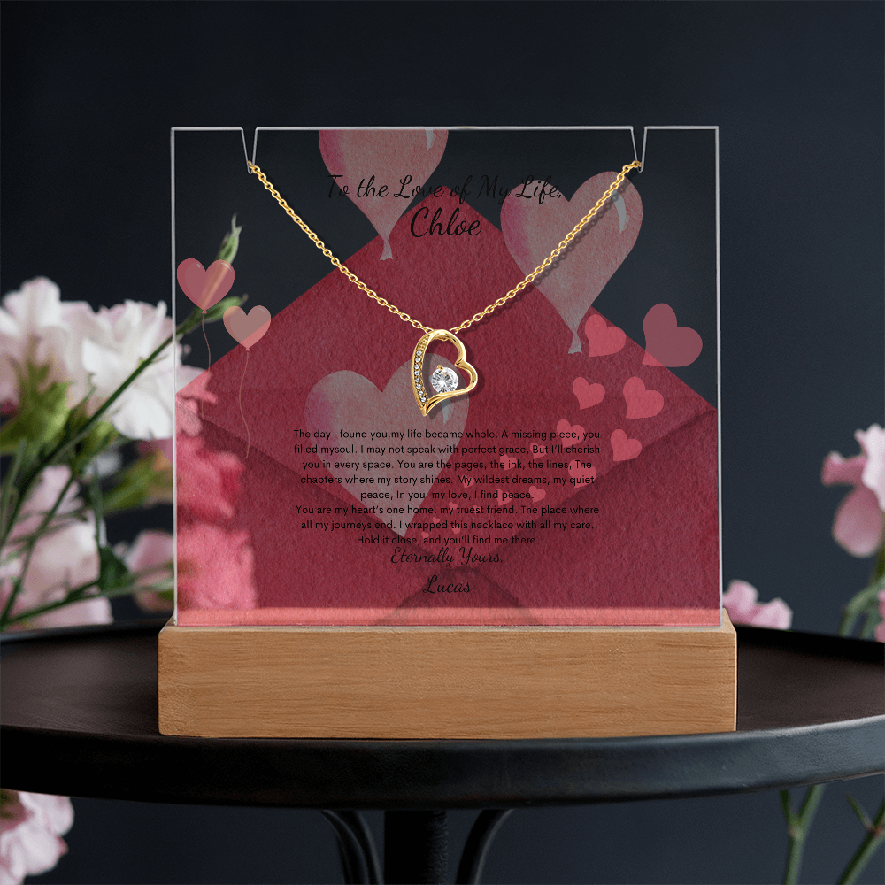 Where Love Lasts Forever – Necklace & Sentimental Keepsake