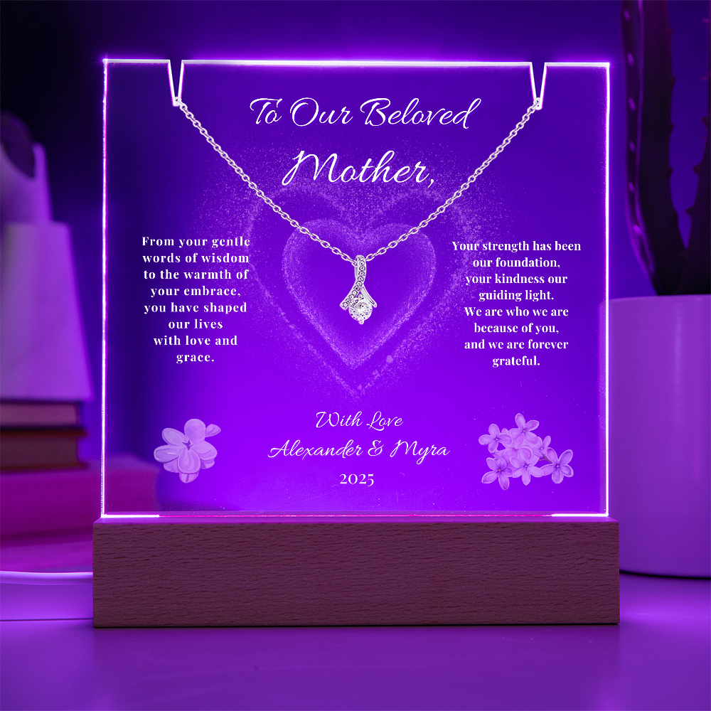 Forever in Our Hearts: Elegant Mother's Day Keepsake Gift For Mother, Mama, Mom