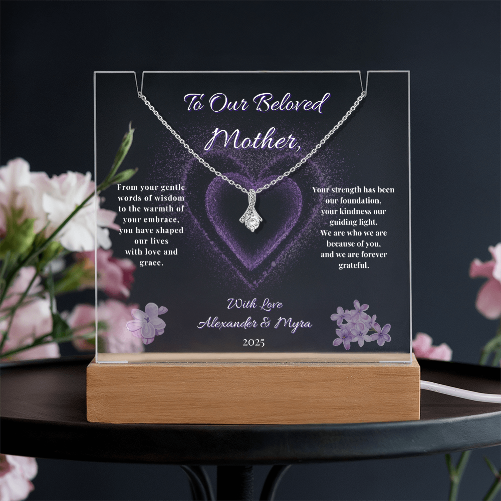 Forever in Our Hearts: Elegant Mother's Day Keepsake Gift For Mother, Mama, Mom