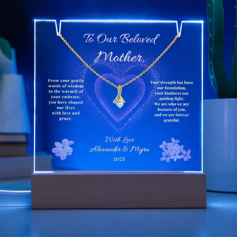 Forever in Our Hearts: Elegant Mother's Day Keepsake Gift For Mother, Mama, Mom