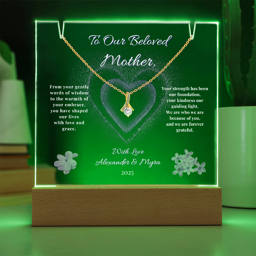 Forever in Our Hearts: Elegant Mother's Day Keepsake Gift For Mother, Mama, Mom