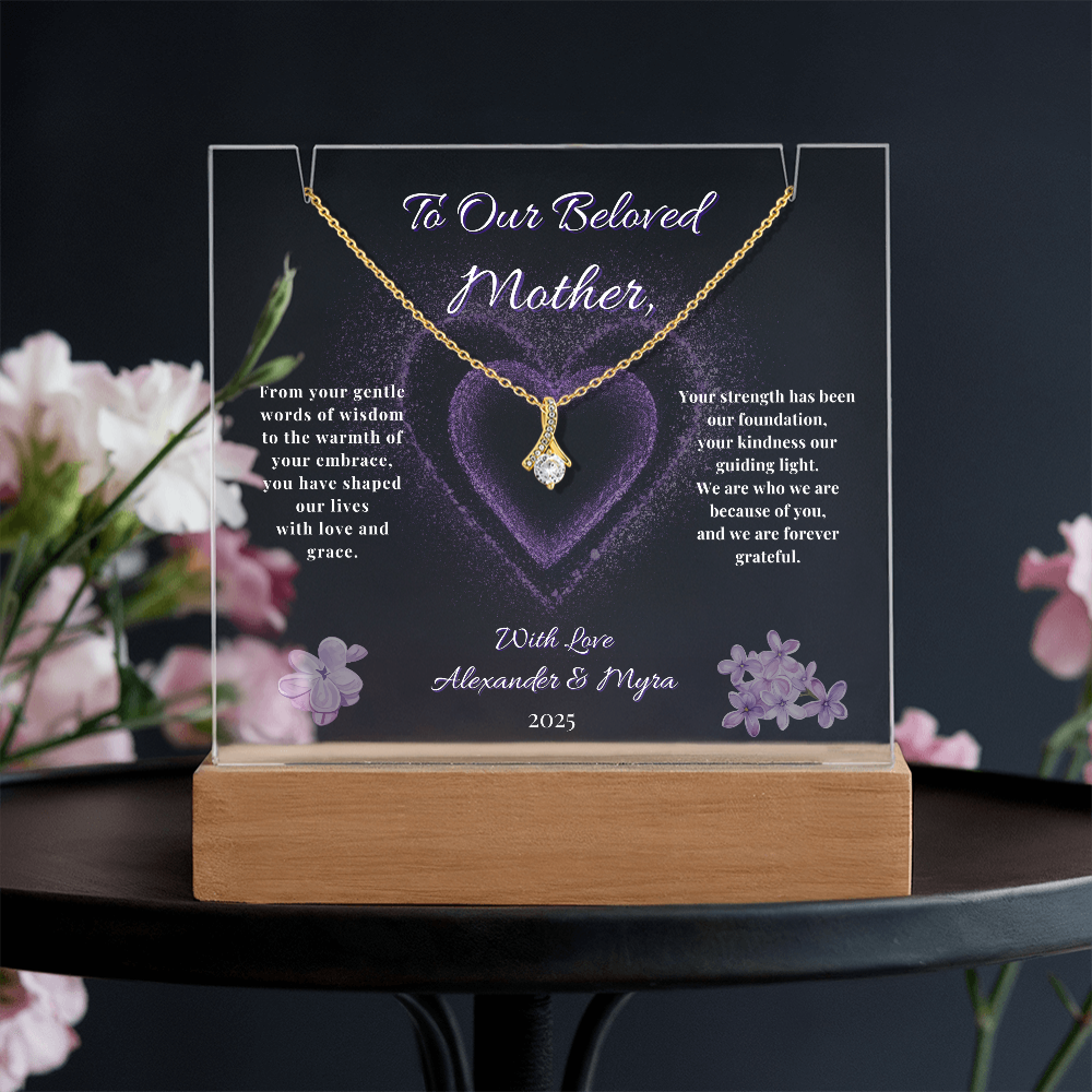 Forever in Our Hearts: Elegant Mother's Day Keepsake Gift For Mother, Mama, Mom