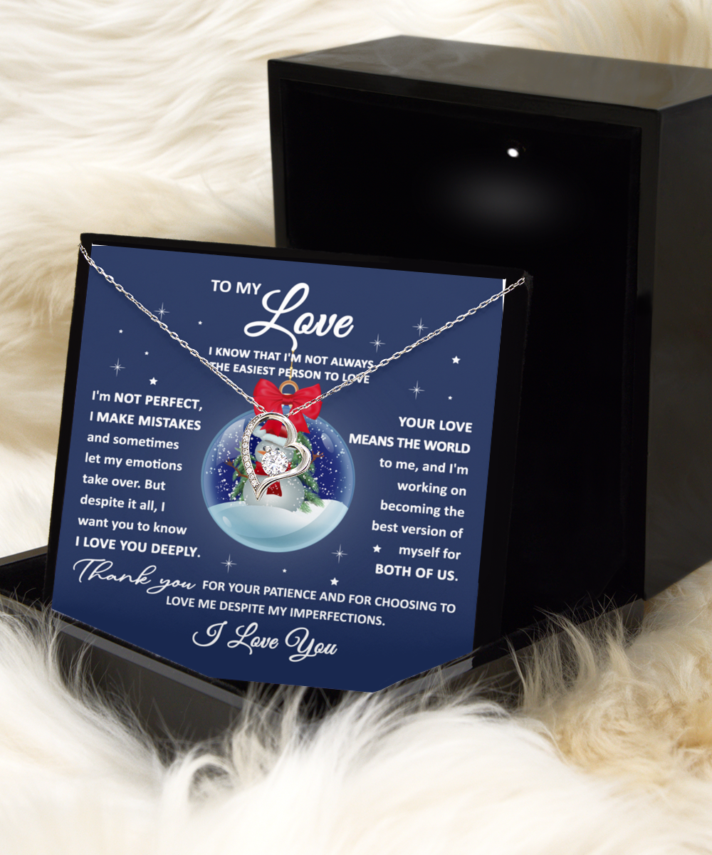 To My Love Necklace Gift
