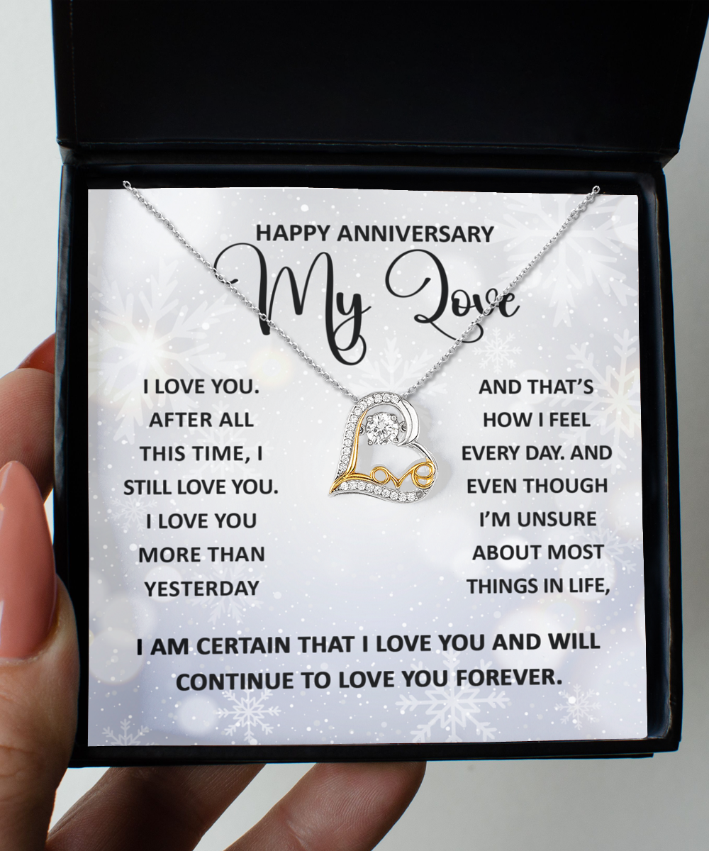 Happy Anniversary My Love, Gift For Wife, Gift For Soulmate